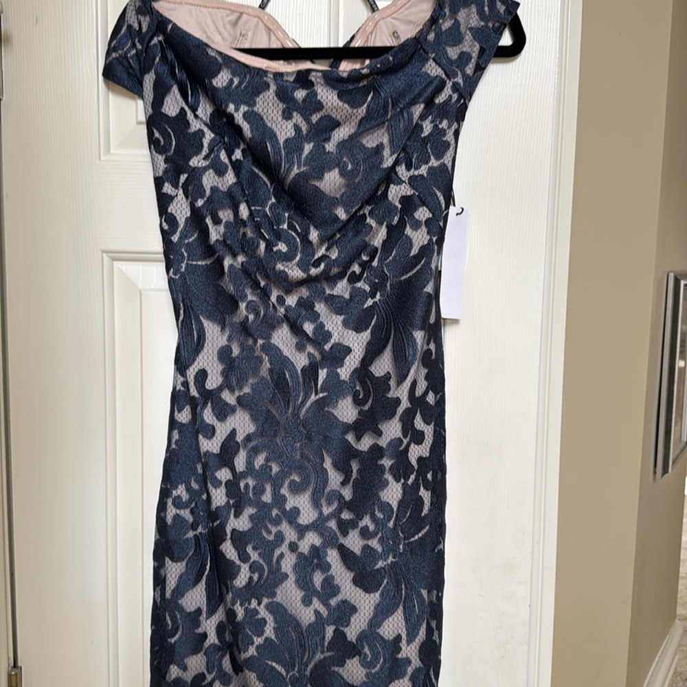 Calvin Klein Navy Lace Dress